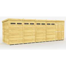 Outbuildings 6 Feet Pent Security Shed Double Door