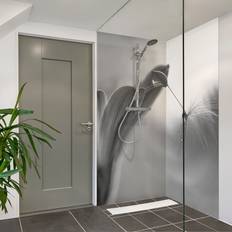 Docce Klebefieber Panneau Mural Douche Black and White