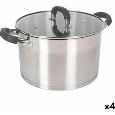 Cookware Quttin Cacerola de Acero 4,7 L - Pack de 4 Unidades