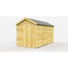 Outbuildings 6 14 Feet Apex Shed Double Door