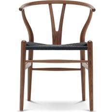 Carl Hansen & Søn Wishbone Chair Black Paper Cord
