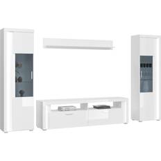 Møbler Ebuy24 Skylight Reol System 4 Dele Lys Højglans