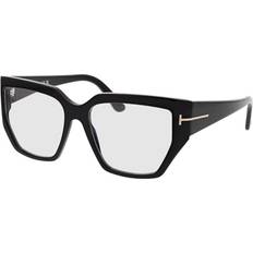 Tom Ford Woman Glasses & Reading Glasses Tom Ford FT5951-B Blue-Light Block 001 Black Size (Frame Only) Blue Light Block Available