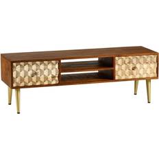 Harbour Brown TV Bench 140x45cm