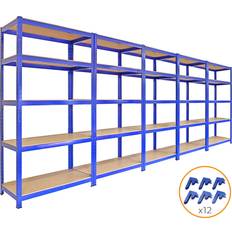 Monster Racking T-Rax Robust Blå Lagerhylla 180 x 90 x 45 cm