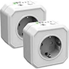 Schaltbare Energiespar Steckdose mit Countdown 2 Stück
