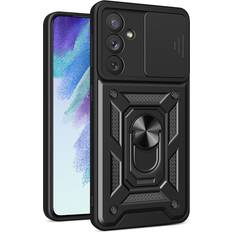 Skal-man Hybrid Armor Camshield case for Samsung Galaxy A54 5G armored case with camera cover black