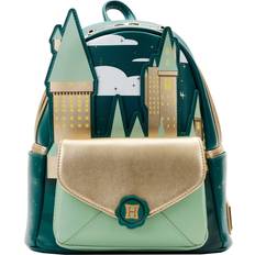 Harry Potter Loungefly Golden Hogwarts Mini Backpack Brown/Green One-Size