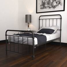 Dorel Wallace Black Metal Bed Frame