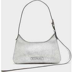 Acne Studios Shopper Platt Mini Crackle Hobo Bag Leather White Gr. unisize in Weiß für Damen weiß