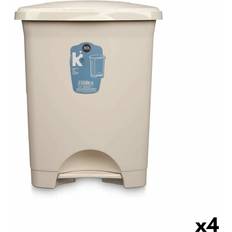 BigBuy Home Pedalhink Beige Plast 30 L