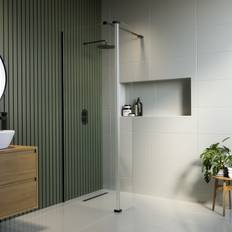 Corvus 900mm Black Shower