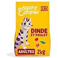 Edgard & Cooper Croquettes Chat Stérilisé Adulte 2 kg Viande Fraíche et Protéines De Qualité