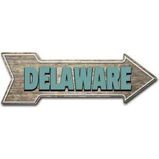 SignMission 8 & Direction Sticker Vinyl Wall Decals Delaware