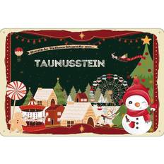 Stone Interior Details Vianmo Blechschild 30 x 20 cm Weihnachten Taunusstein