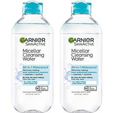 Cosmetics Garnier Micellar Water For Waterproof Makeup Facial Cleanser Makeup Remover 13.5 Fl Oz 400mL 2 Count Packaging May Vary