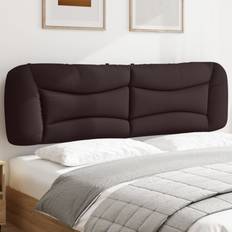 vidaXL Gavlpude 180 cm Stof Mørkebrun