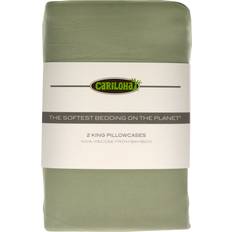 Classic Bamboo Pillowcase Set Sage-King 2 P