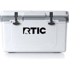 RTIC 32 QT Ultra-Light Hard-Sided Ice Chest Cooler White and Grey Fits 48 Cans