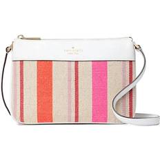 Kate Spade Canvas Crossbody Bags Kate Spade Leila Striped Canvas Triple Gusset Crossbody