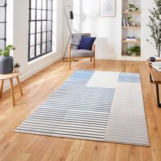 Carpets Dunelm Apollo Abstract Stripe Blue