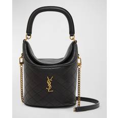 Saint Laurent Bucket Bags Saint Laurent Gaby Mini Leather Bucket Bag