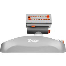 Bradas Turbo-Kreisregner WHITE LINE, grau/weiß/orange