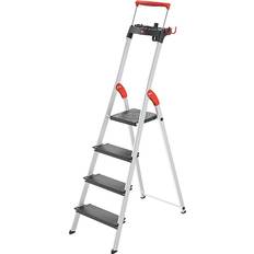 Hailo L100 TopLine 4-Step aluminum safety step ladder