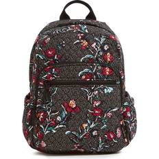 Vera Bradley Cotton Campus Backpack, Perennials Noir Dot