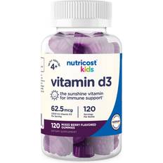 Nutricost Kids Vitamin D3 Gummies 2,500 IU 62.5mcg 120 pcs
