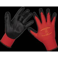 Sealey Flexi Grip Nitrile Palm Gloves Large Pack of Pairs