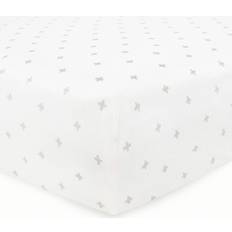 Kid's Room Little Unicorn Stretch Knit Crib Sheet in Cross Cross