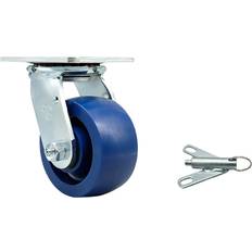 DIY Accessories Service Caster 4Inch x 2Inch Plate Wheel 4 in, Type Swivel, Package qty. 1, Model SCC-30CS420-SPUR-BSL