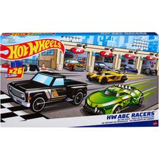 Mattel Hot Wheels Abc Racers, Set of 26 Hot Wheels Cars with Letters of The Alphabet Multi-color