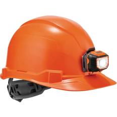 Orange Protective Gear Ergodyne Skullerz 8970-LED Class Hard Hat Cap w/Ratchet Susp LED Light Orange