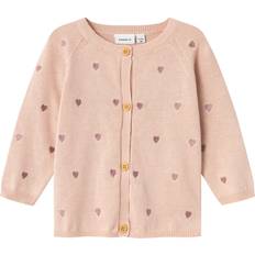 Name It Cardigan Strik NbfBeheart Sepia Rose Cardigan