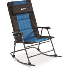 Camping & Outdoor Guide Gear Oversized Rocking Camp Chair, 500-lb. Capacity, Blue/Black