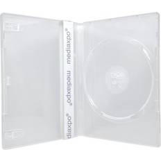 Optical Storage 5 STANDARD SUPER Clear Single DVD Cases