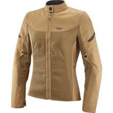 Beige Motorcykeljakker Ixon Fresh Damen Motorrad Textiljacke, beige, Größe