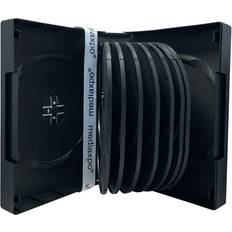 Optical Storage 200 Black 16 Disc DVD Cases