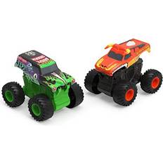 Toys Spin Master 2-Pack Official Grave Digger and El Toro Loco Clip & Flip Trucks, 1:43 Scale Kids Toys for Boys