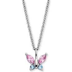 Children Necklaces Engelsrufer Kinderkette HEN-BUTTERFLY1-ZI silber