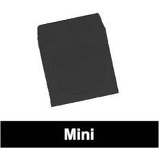 Optical Storage CheckOutStore 5000 Black Mini Paper CD Sleeves with Window & Flap
