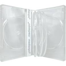 Optical Storage 25 Clear 8 Disc DVD Cases