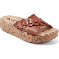 Slides Earth Scotti Wedge Sandal Women's Dark Beige Sandals