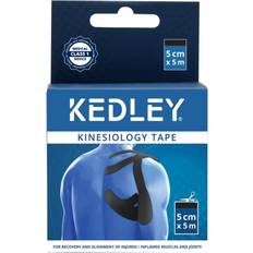 Kinesiology Tape Kedley Kinesiology Tape Black 5Cm x 5Cm