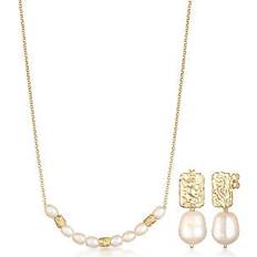 Bijoux Elli premium schmuckset halskette ohrringe 925 silber elegant damen schmuckset Gold 0907810122_40