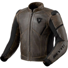 Brun Motorcykeljakker Rev'it! Parallax, Men's leather motorcycle jacket, Brown