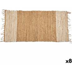 Tæpper & Skind Gift Decor Striber Sort, Naturfarvet