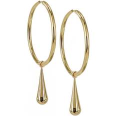 Astrid & Agnes Bella Big Hoops - Gold